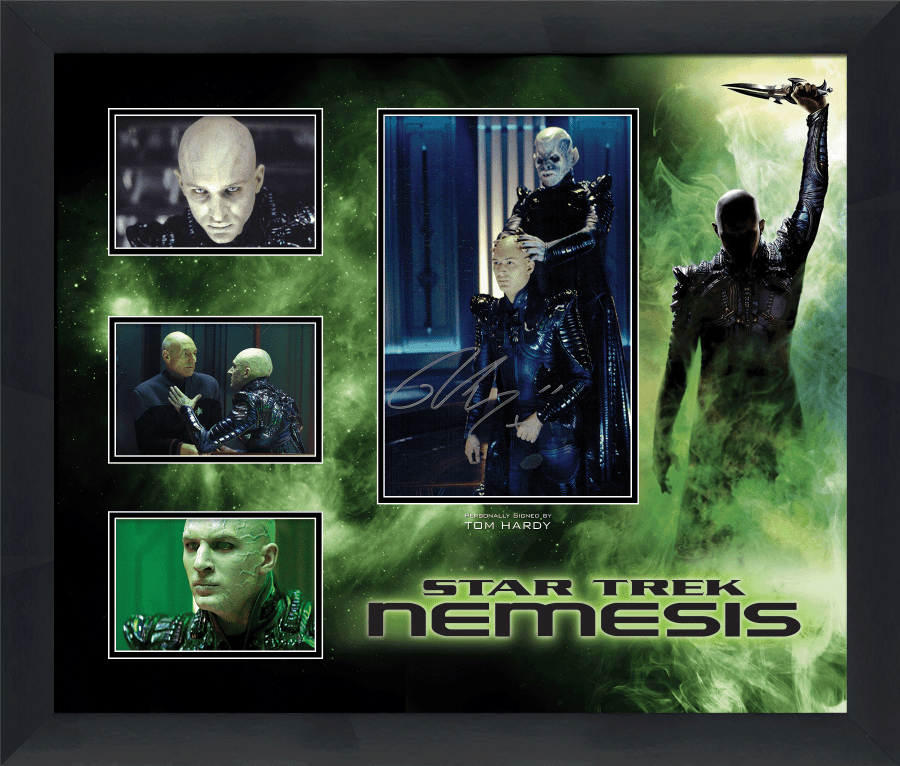 Star Trek Nemesis Photograph Display Signed by Tom Hardy - Memorabilia Framers Shop